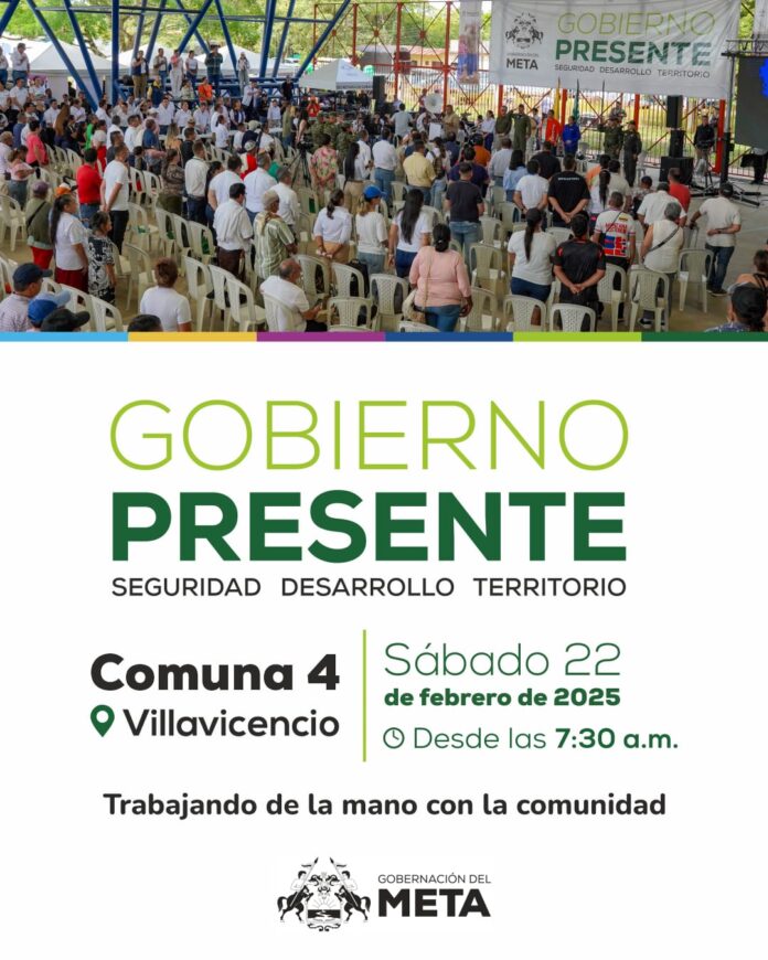 ' Gobierno Presente ' en la Comuna 4