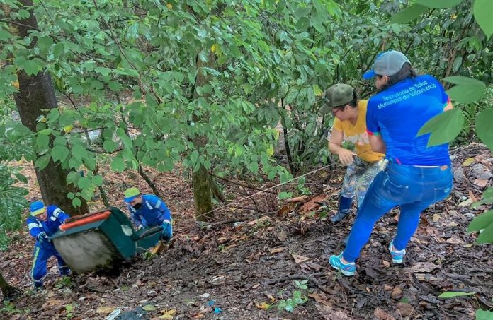 Jornada contra el dengue recolectó tres toneladas de objetos inservibles en las américas