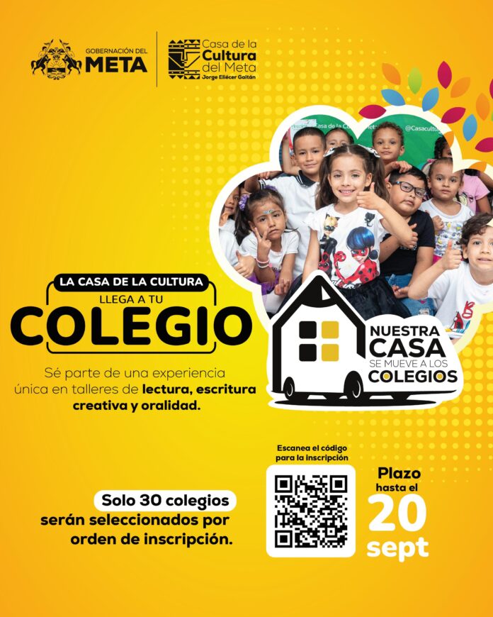 La Casa de la Cultura llega a los colegios de Villavicencio