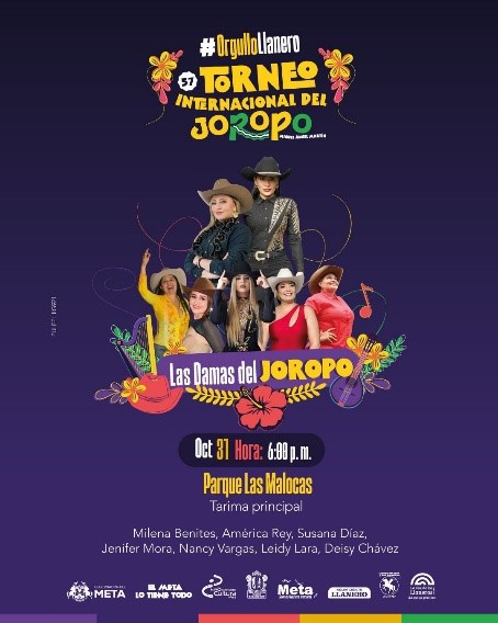 “Las Damas del Joropo” brillan en el 57° Torneo Internacional del Joropo en Villavicencio “Las Damas del Joropo” brillan en el 57° Torneo Internacional del Joropo en Villavicencio