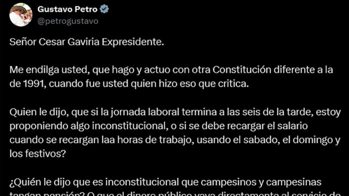 Petro y Gaviria César Gaviria