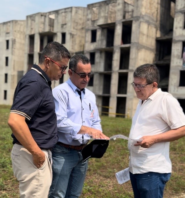 Reinician obras en el proyecto habitacional la victoria piedemonte garantiza cumplimiento del cronograma proyecto habitacional la victoria