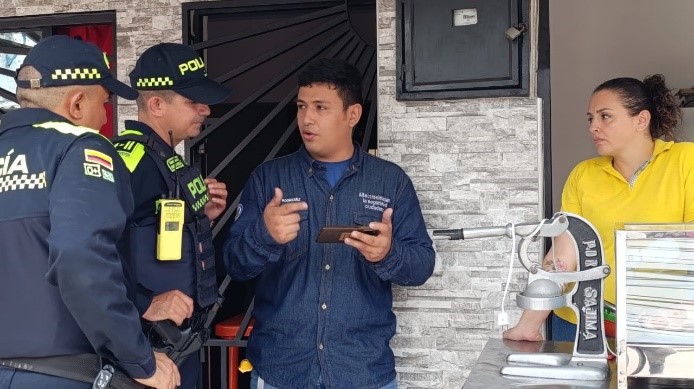 Se reactiva la primera alarma comunitaria con conexión al centro de mando y control de la policía