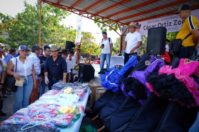 Zorro continúa entregando instrumentos y elementos culturales a los municipios elementos culturales