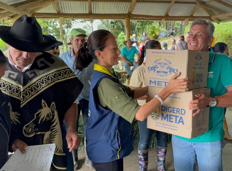 Más de 20 mil unidades de ayudas humanitarias se han distribuido en el Meta en lo corrido del 2025