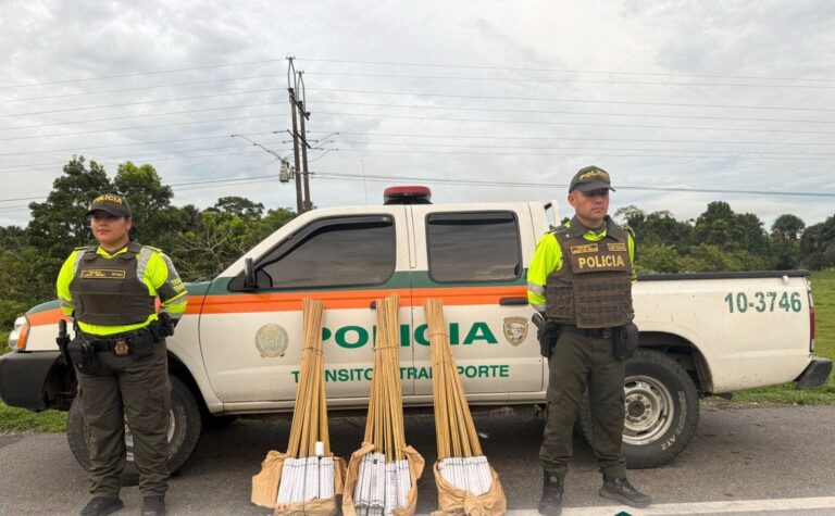 La Policía incautó pólvora en controles viales en el Meta